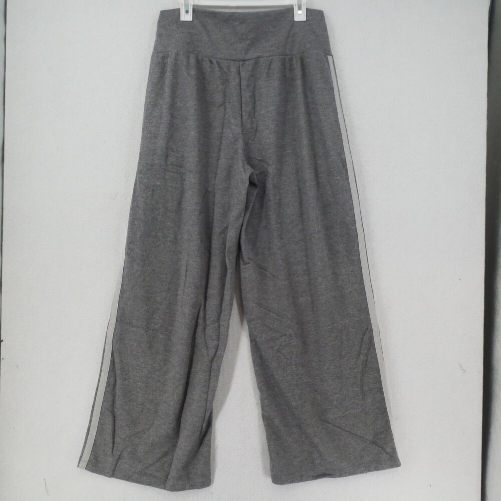 NEW Halara Women's XL Ribbed High Waisted Tummy Control Wide Leg Pants Gray - Picture 7 of 10